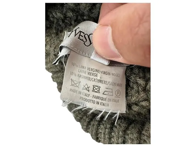 Yves Saint Laurent Gorro YSL Caqui 