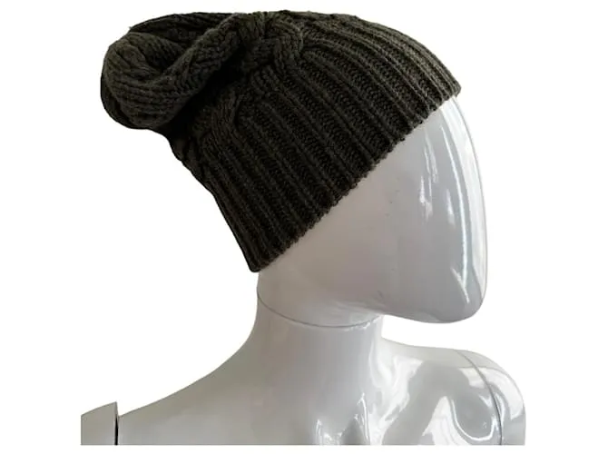 Yves Saint Laurent Gorro YSL Caqui 