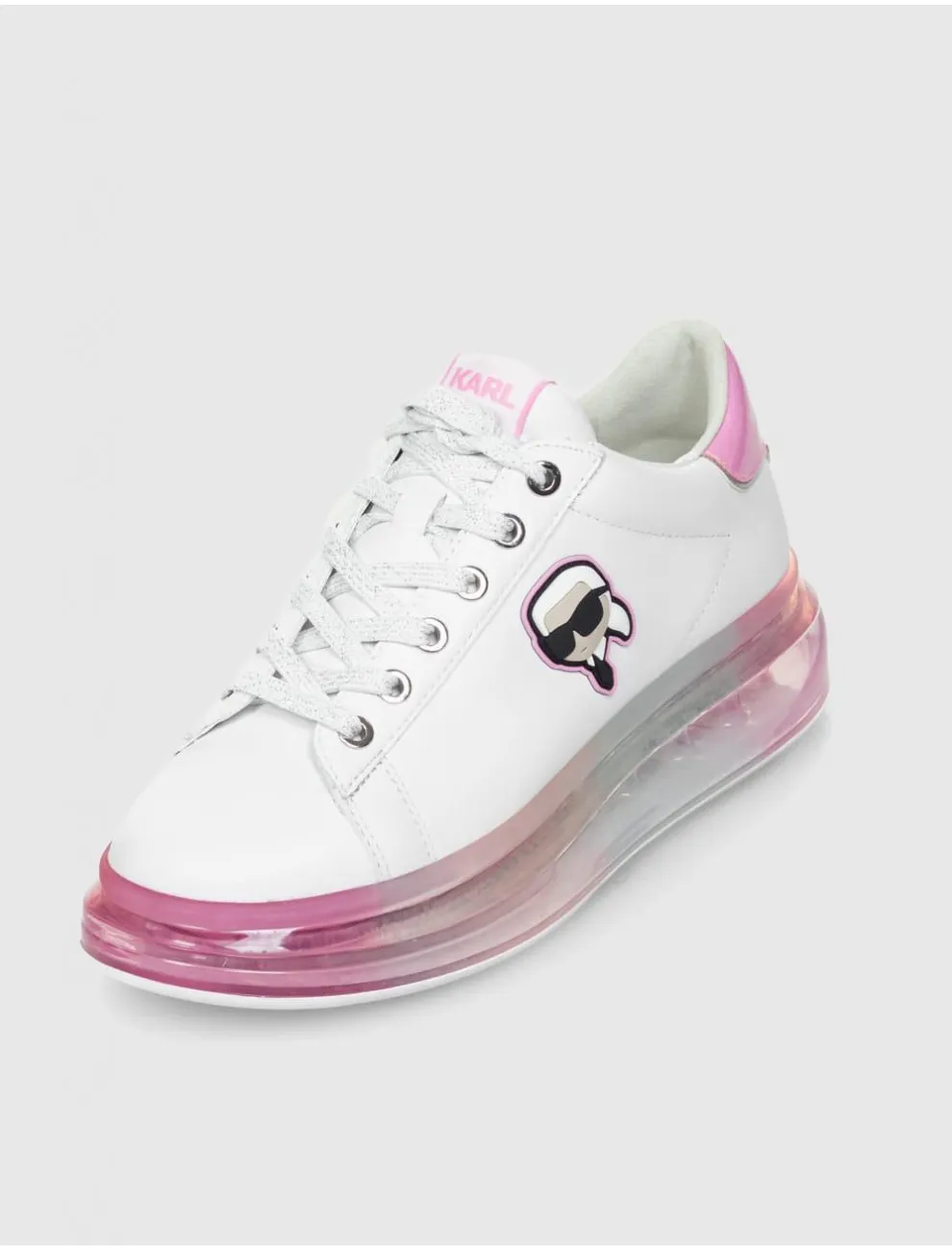 Zapatilla Karl Lagerfeld Kapri Kushion Karl Nft Lo Lace Blanco