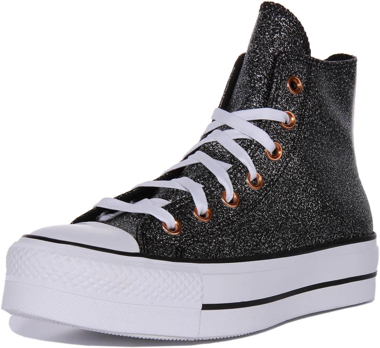 Zapatillas de lona para mujer Converse CT AS Lift Lace Up Platform en color granate