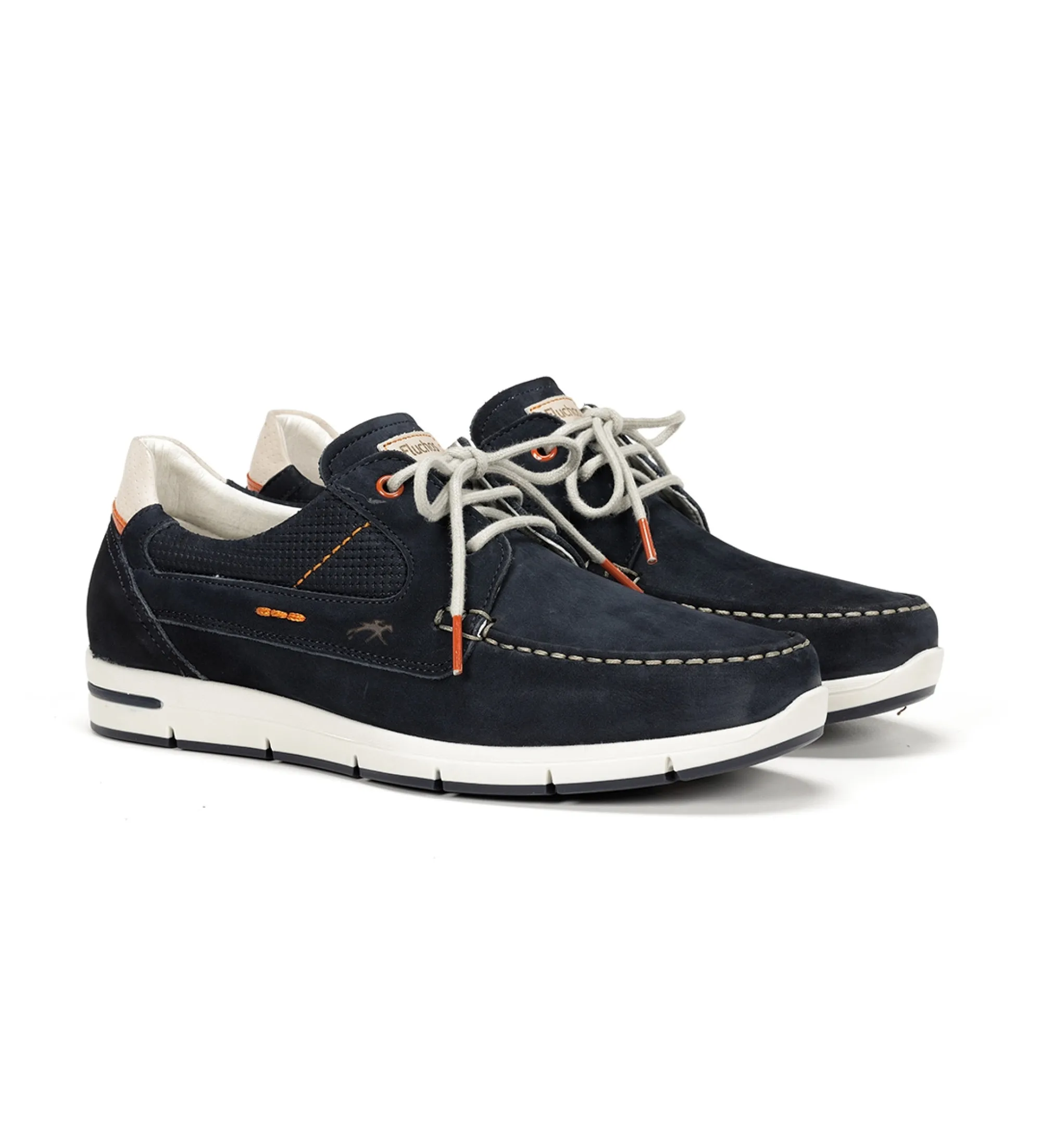 Zapatillas de Piel Yannic F1695 marino