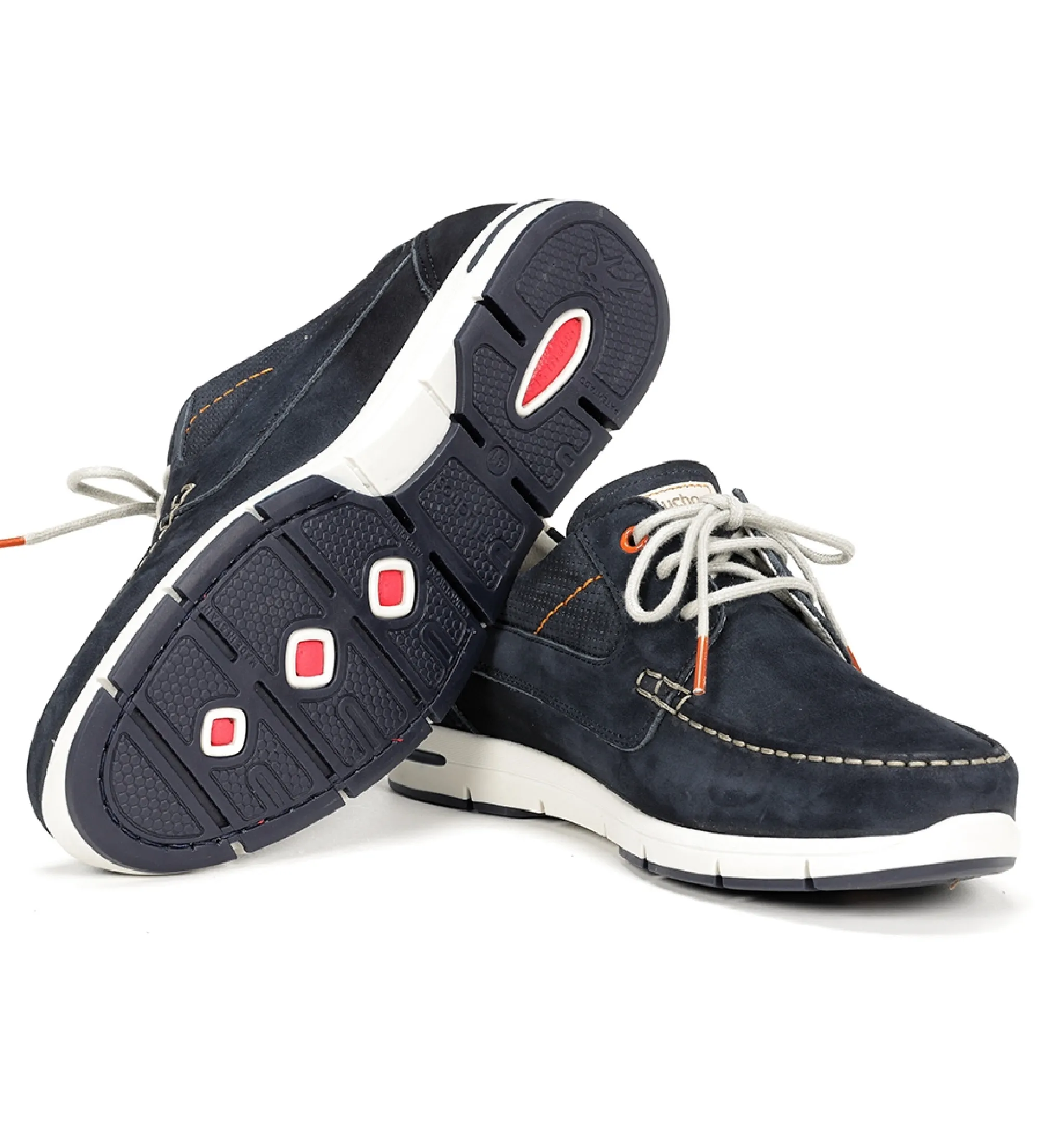 Zapatillas de Piel Yannic F1695 marino