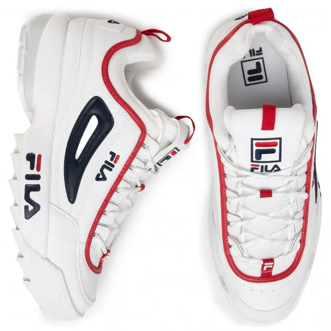 Zapatillas deporte FILA hombre DISRUPTOR CB LOW MEN WHITE Ref. 1010707.92N blanca
