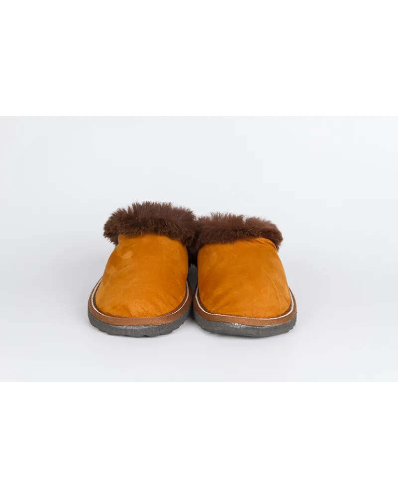 zapatillas destalonadas con pelo