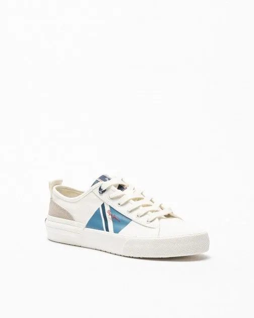 Zapatillas Pepe Jeans London Allen Flag Color Blanco