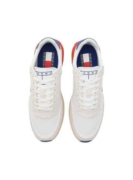 Zapatillas Tommy Jeans Tech Runner Blanco Hombre
