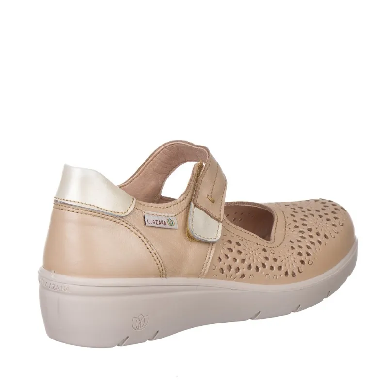 Zapatos De Sport Laura Azaña 26814 Mujer Beig