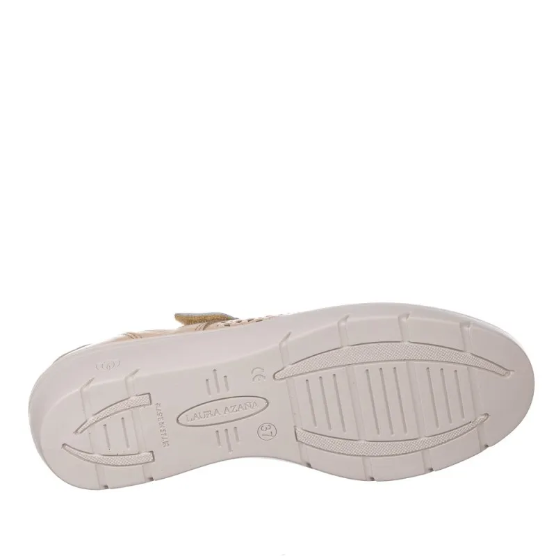 Zapatos De Sport Laura Azaña 26814 Mujer Beig