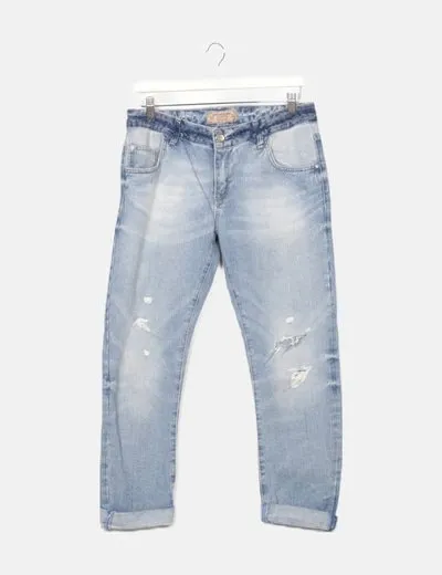 Zara Pantalón denim boyfriend